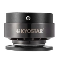 Car Steering Wheel Quick Release Hub Adapter Snap Aluminum Black Universal  picture