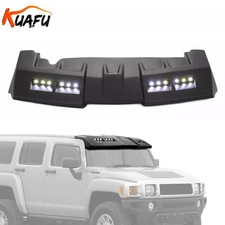KUAFU Fiberglass Sun Visor Roof Painted W/ LED DRL Light For Hummer H3 All Years picture
