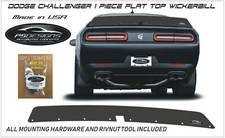 Fits 2015+ 1 PC Dodge Challenger -  Wickerbill FLAT TOP Spoiler w BACKUP CAMERA picture