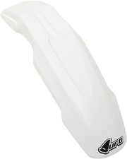 UFO Plastics Universal Supermoto Front Fender White PA01029-041 picture