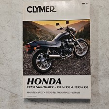 Clymer Street Bike Manual - Honda CB750 Nighthawk - M436 1991-1993 1995-1999 picture