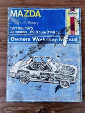 Haynes Mazda RX2 Rotary 1971-1975 Owners Workshop Manual Repair Book picture