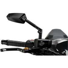 Puig F1.1 Mirror - Black/Black, Right/M10x1.25 With M8 Adapters 017NN picture
