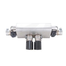 Benni Valved Center Exit Exhaust Porsche 911 991.2 3.0T GT3 Style 304 Stainless picture