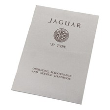 JAGUAR E-TYPE DRIVER'S HANDBOOK SERIES 1 3.8 E122/7 picture