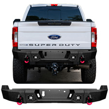 Steel Rear Bumper w/D‑Rings For 2017‑2022 Ford F‑250/F‑350/F‑450 Super Duty picture