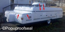 1996-2003 COLEMAN FLEETWOOD Roof Seal & Storage Lid Seal Popup Tent Trailer picture