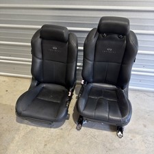 2003-2007 Infiniti G35 Coupe Black Front Seat Set Driver Passenger picture