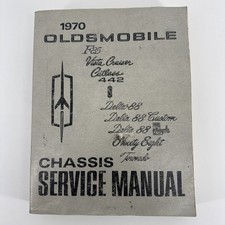 1970 Oldsmobile Chassis Shop Service Repair Manual Cutlass 442 Vista Cruiser etc picture
