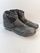 Alpinestars SMX-1 R V2 Vented Motorcycle Boots Black Men's 11.5 EU 45  Riding picture