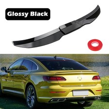 For Volkswagen CC 2009-2017 Rear Trunk Lip Spoiler Wing Body Kit Glossy Black picture