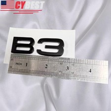 Matte Black For Alpina B3 Biturbo Car Trunk Emblem B3 Letter Badge Replace 1pc picture