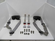 84 85 86 87 88 Pontiac Fiero Seat Belts Left And Right Driver Passenger Set Grey picture