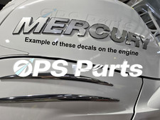 NEW Mercury Top Cowl Side Decals out of 8M0102448 - Part # 8M0092765 (set of 2) picture