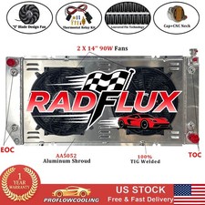 Radiator+Shroud Fan For 1988-2000 Chevy/GMC C/K Truck 1500 2500 3500 5.7L V8 AT picture
