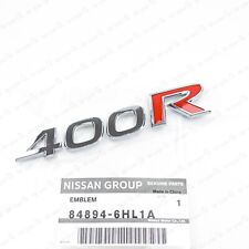 New Genuine Nissan JDM 400R Infiniti Q50 Q60 Trunk Badge Redsport Emblem picture