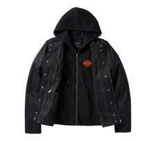 Harley-Davidson Women's Miss Enthusiast 3-in-1 Textile Jacket 98059-25VW Size 1W picture