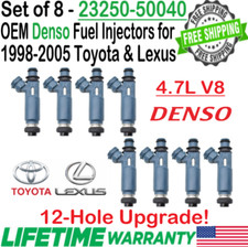 OEM x8 Denso Upgrade Fuel Injectors For 2000-2004 Toyota Tundra 4.7L V8 picture