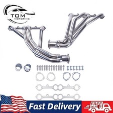 Long Tube Ceramic Coated Headers Fit 1967-1972 Chevy/GMC C10 SBC Truck 1-5/8