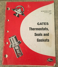 Vintage 1967-1968 Gates Thermostat, Seals & Gaskets Catalog. Weatherly 428 A-562 picture
