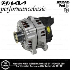 Genuine OEM GENERATOR ASSY 373003L060 for Hyundai Palisade Kia Telluride 20-22 picture