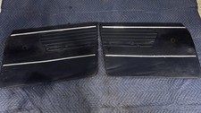 1972-1976 BMW E3 Bavaria 3.0S 3.0Si Front Door Panel Cards Black Pair OEM picture
