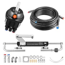 Uimoso Hydraulic Steering Kit for 90 HP Outboards with Pump, Cylinder, and Hose picture