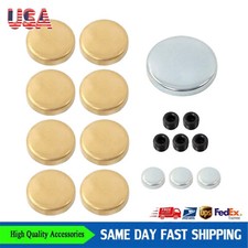 New Brass Freeze Frost Expansion Plug Kit MPE-100-BR For SBC Chevy 283 327 1 Pcs picture