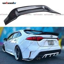 WheelX CARBON LOOK R STYLE DUCKBILL TRUNK SPOILER FOR 2020-24 TOYOTA COROLLA 4DR picture