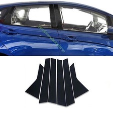 For Honda Fit Jazz GK5 2014-20 Glossy Black Pillar Posts Covers Window Door Trim picture