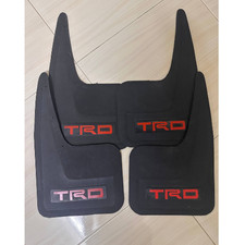 4x Vintage TOYOTA TRD Mud Flaps Splash Guards Set Front & Rear Retro Classic JDM picture