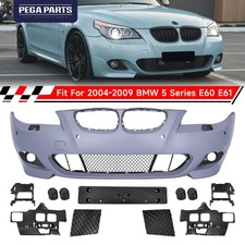 M Tech Style Front Bumper Kit With Fog Lights For 2004-2009 BMW 5 Series E60 E61 picture