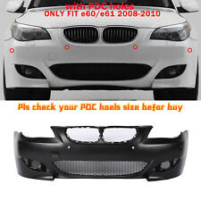 M5 Style Air Duct Type Front Bumper Cover W/ PDC For BMW 5 Series E60 E61 08-10 picture