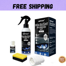 QIFOR Automotive Headlight Restoration kit,Oxidized and yellowed Automotive head picture