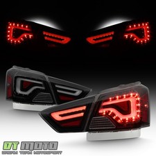 Black Smoked 2014-2020 Chevy Impala LED Light Tail Lights Brake Lamps Left+Right picture