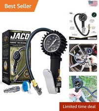 Professional JACO FlowPro Tire Inflator with 21-inch Hose & Easy Setup - 100 PSI picture