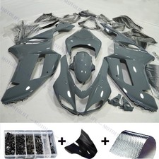 Gray Fairing Kit w/ Seat & Bolts For KAWASAKI NINJA ZX 6R 07-08 ZX636 Bodywork picture