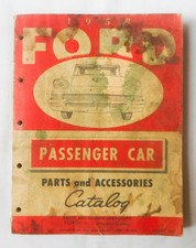 1958 FORD CAR PARTS AND ACCESSORIES PARTS CATALOG MANUAL ALL MODELS ORIGINAL  picture