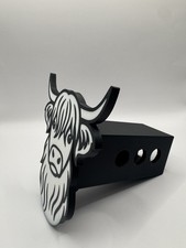 Cute Highland Cow -  Hitch Receiver Cover – Fits 2” – Multiple Designs Available picture