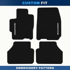 For Mazda Protege BJ 1999-2004 Quality Black Velour Carpet Car Floor Mats Liners picture
