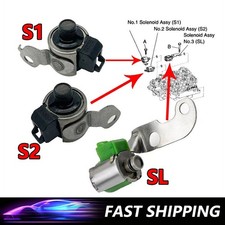 3Pcs S1 & S2 & SL Transmission Shift Solenoid Kit For Toyota Corolla 1.8L Matrix picture