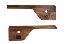 1973-1979 Ford Truck & 1978-79 Bronco Walnut Door Panel Inserts -  picture