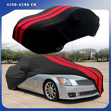 Red/Black Indoor Car Cover Stain Stretch Dustproof For Cadillac XLR picture