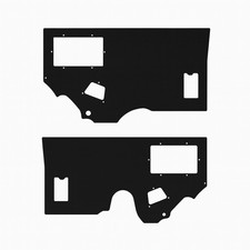 1984-1989 Toyota 4-Runner Waterproof Interior Quarter Mid Panel Cards -Free Ship picture