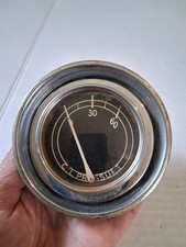 Vintage 1930s Chris Craft Stewart Warner Oil Pressure Gauge 0-60 PSI nice picture