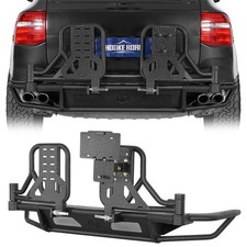Fit 2008-2010 Porsche Cayenne 957 Rear Bumper w/ Dual Swing Arms & Tire Carrier picture