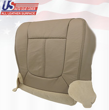 2011 - 2016 Ford F250 Lariat Driver Bottom Seat Cover Perforated Leather Tan picture