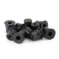 10 Quantity M6 Rubber Well Nut Windscreen &Fairing 6mm Wellnuts Fit 13mm Hole YU picture