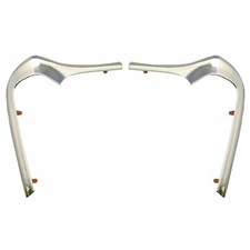 1968~1972 Nova Front Fender Grille Corner Eyebrow Moldings 2 PCS Right & Left picture