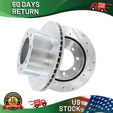 13.38'' Rear Drilled Brake Rotors For 2005 - 2012 Ford F-350 F-250 Super Duty picture